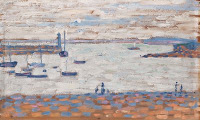 The Entry to the Port, Portrieux by Paul Signac